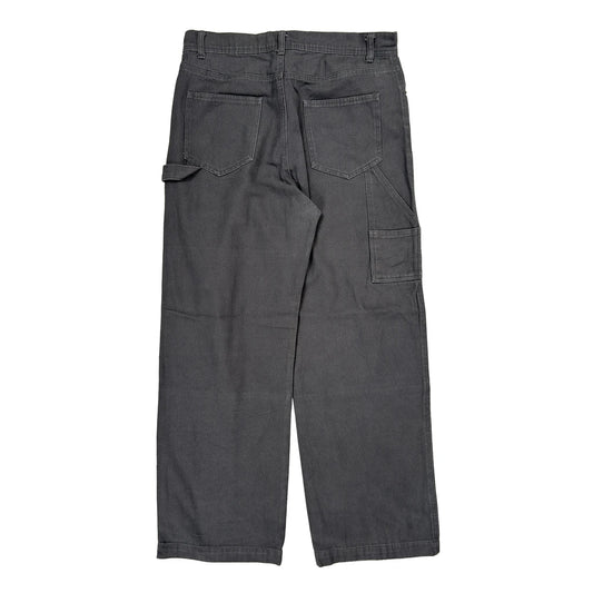 No Boundaries Carpenter Trousers - 33W 31L Grey Cotton