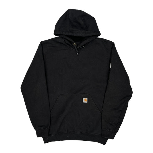 Carhartt Hoodie - Medium Black Cotton Blend