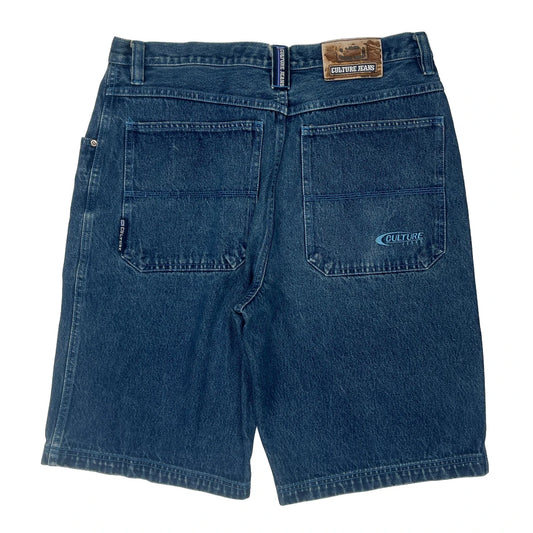 Unbranded Baggy Denim Shorts - 34W 12L Dark Wash Denim