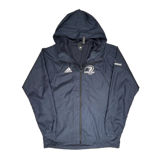 Leinster Rugby Adidas Waterproof Jacket - Medium Navy Polyester