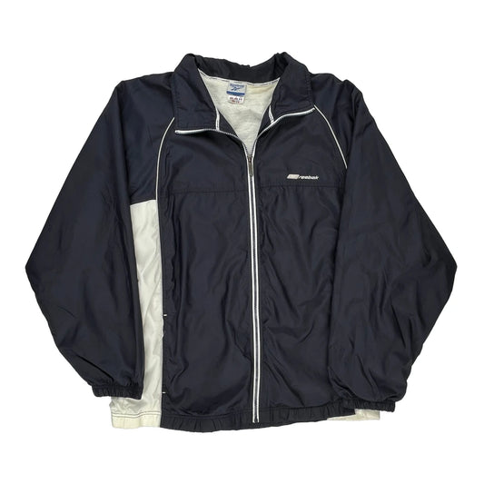 Reebok Windbreaker - XL Navy Polyester