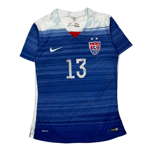 Usa Nike Football Shirt - Large Blue Polyester