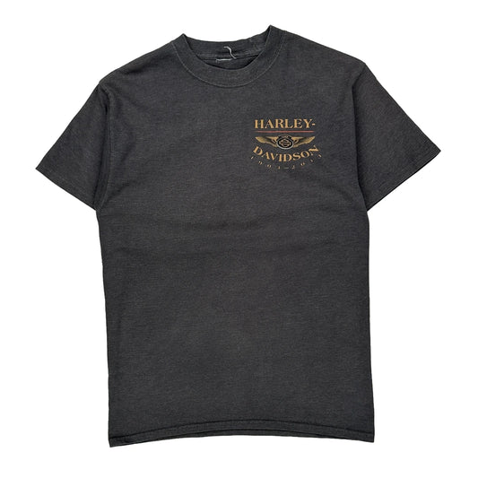 Cox'S Harley-Davidson Asheboro, Nc Harley Davidson Graphic T-Shirt - Medium Grey Cotton