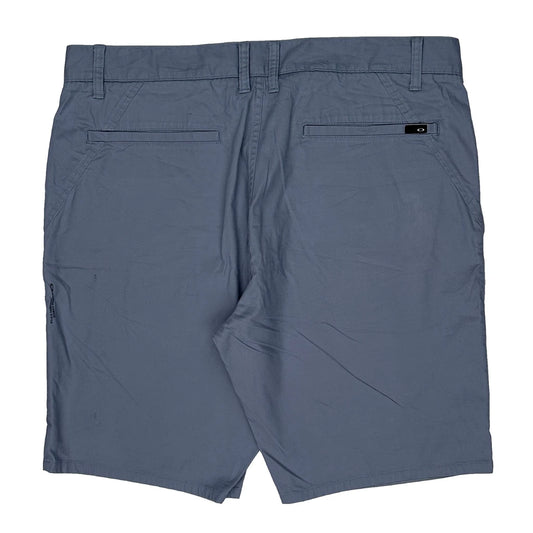 Vintage Oakley Slim Fit Chino Shorts - 38W 10L Blue Cotton