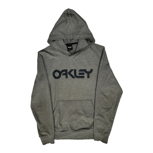 Vintage Oakley Hoodie - Medium Grey Cotton