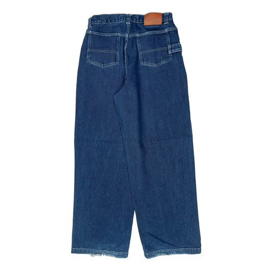 Sean John Wide Leg Jeans - 29W 30L Blue Cotton