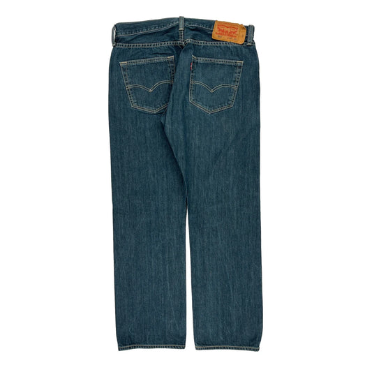 501 Levis Jeans - 33W 28L Blue Cotton