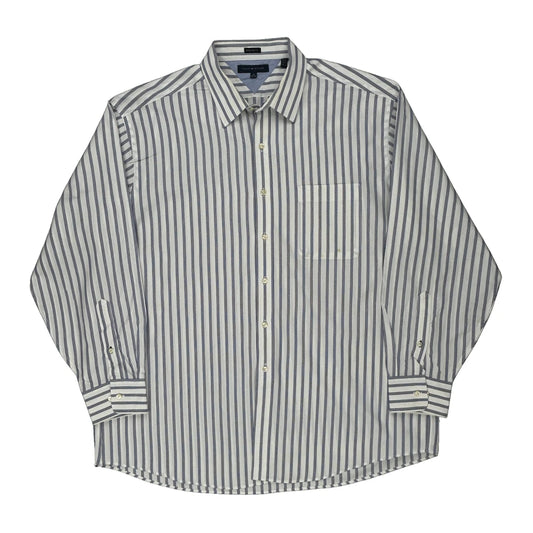 Tommy Hilfiger Striped Shirt - 2XL Blue Cotton