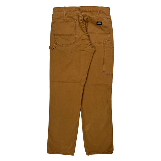 Vintage Dickies Carpenter Trousers - 32W 34L Brown Cotton