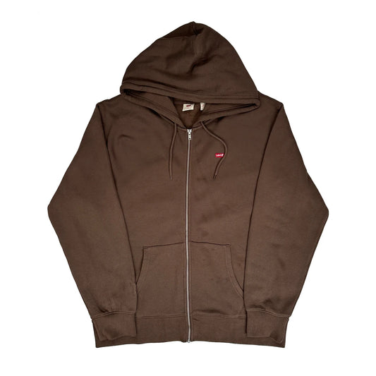 Levis Hoodie - XL Brown Cotton Blend
