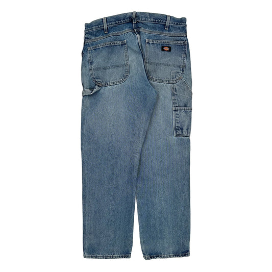 Dickies Carpenter Jeans - 34W 31L Blue Cotton