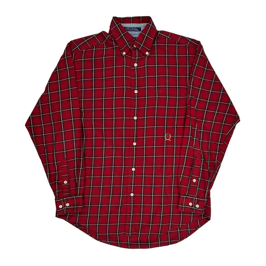 Tommy Hilfiger Checked Shirt - Small Red Cotton