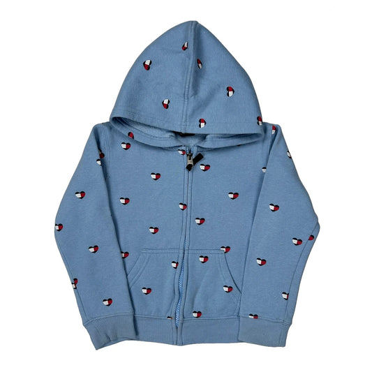 Age 6 Tommy Hilfiger Hoodie - Small Blue Cotton