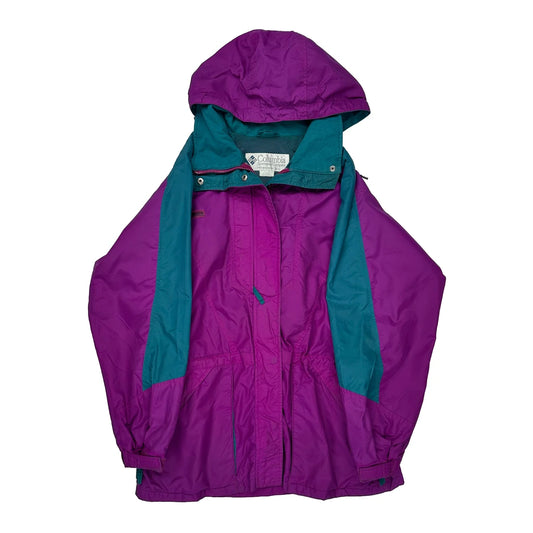 Outdoor Columbia Oversized Windbreaker - Medium Green Nylon