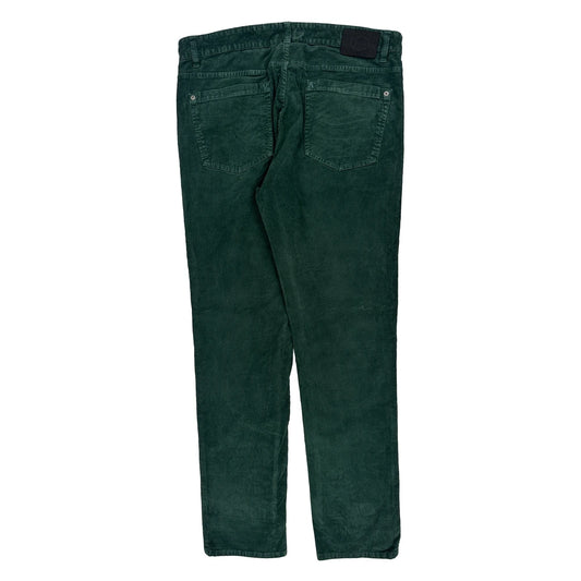 Unbranded Cord Trousers - 36W 31L Green Corduroy