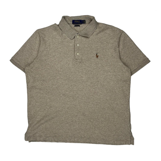 Polo By Ralph Lauren Polo Shirt - Medium Grey Cotton