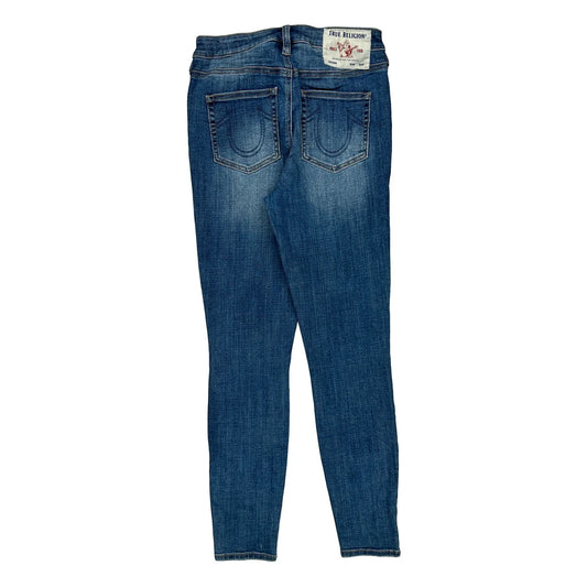Halle True Religion Skinny Jeans - 28W UK 8 Blue Cotton Blend