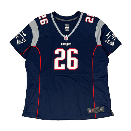New England Patriots Nike Nfl Jersey - 2XL Navy Polyester