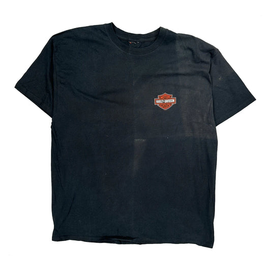 Cape Cod Harley Davidson T-Shirt - Large Black Cotton