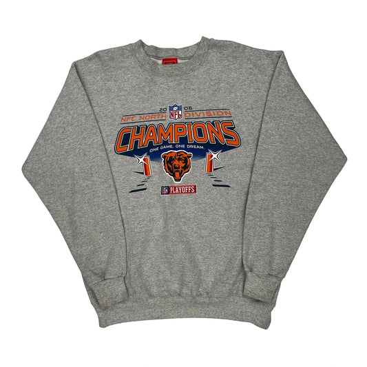 Chicago Bears Nfl Sweatshirt - Medium Grey Cotton Blend