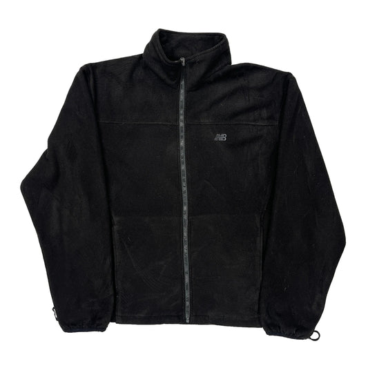 New Balance Fleece Jacket - Large Black Polyester
