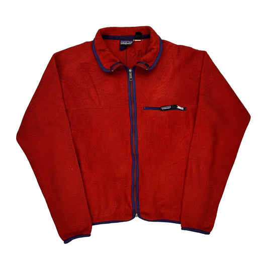 Made In USA Patagonia Fleece - Large Red Polyester