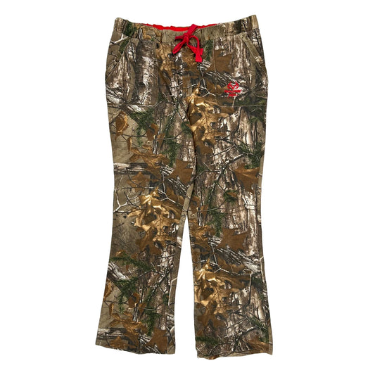 Vintage Drawstring Waist Realtree Joggers - XL Camo Cotton Blend