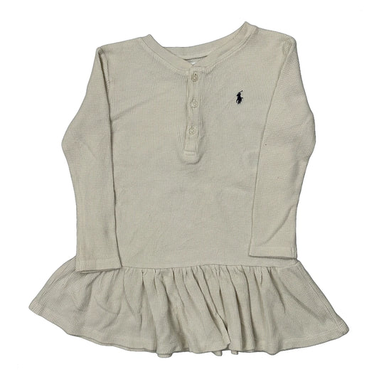 Age 2 Ralph Lauren Dress - 2XS Cream Cotton