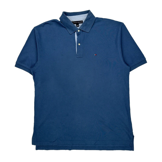 Tommy Hilfiger Polo Shirt - XL Blue Cotton