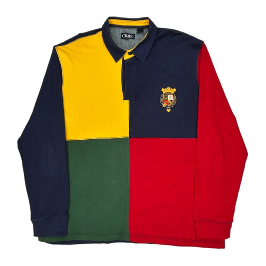 Chaps Ralph Lauren Rugby Shirt - 2XL Multicoloured Cotton
