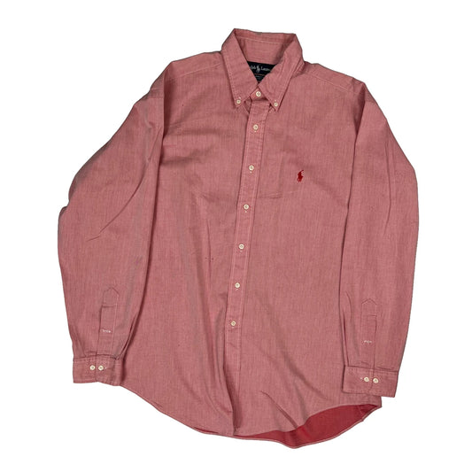 Yarmouth Ralph Lauren Shirt - Large Red Cotton