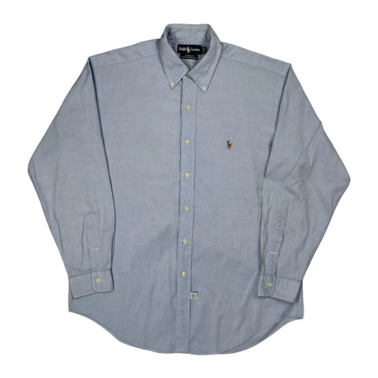 Yarmouth Ralph Lauren Shirt - Large Blue Cotton