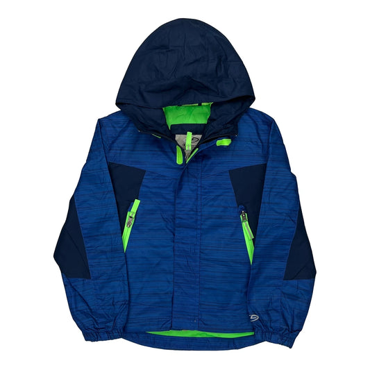 Age 4-5 Champion Windbreaker - XS Blue Polyester