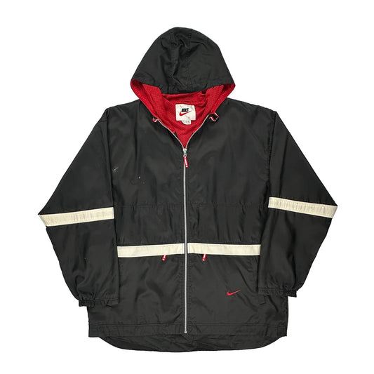 Nike Jacket - XL Black Nylon