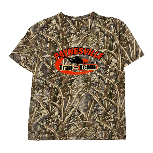 Trap Team Unbranded T-Shirt - Large Camo Cotton