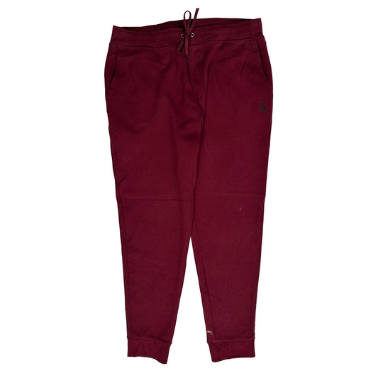 Vintage Polo By Ralph Lauren Joggers - Large Burgundy Cotton