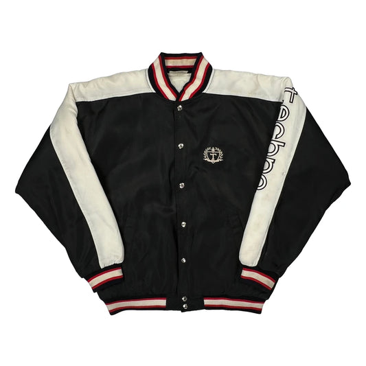 Playback Varsity Jacket - Medium Black Polyester
