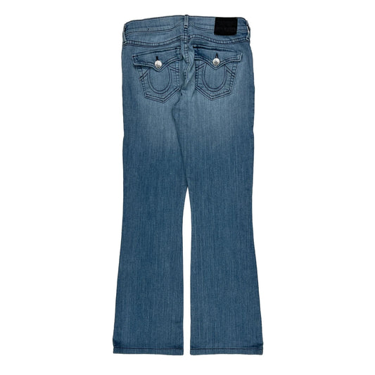 Vintage True Religion Boot Cut Jeans - 28W UK 6 Blue Denim