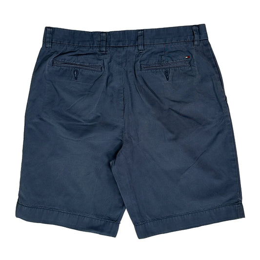Tommy Hilfiger Chino Shorts - 34W 10L Blue Cotton