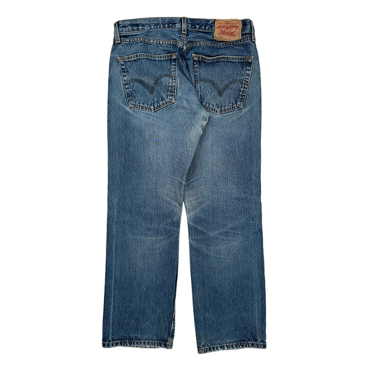 501 Levis Jeans - 32W 29L Blue Denim