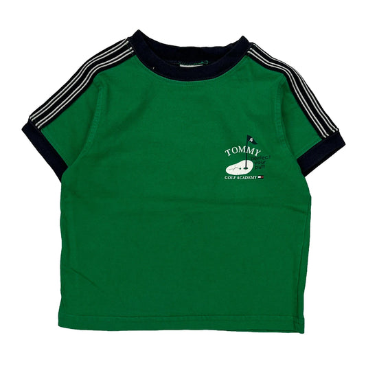 6-12 Months Tommy Hilfiger T-Shirt - 2XS Green Cotton