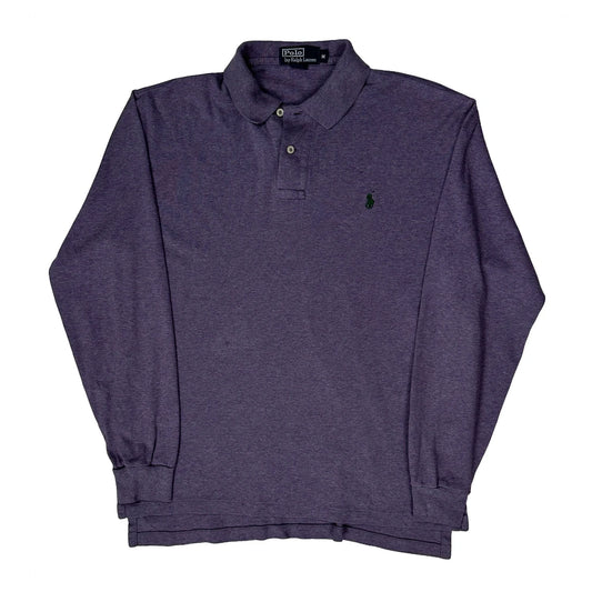 Vintage Polo By Ralph Lauren Polo Shirt - Medium Purple Cotton