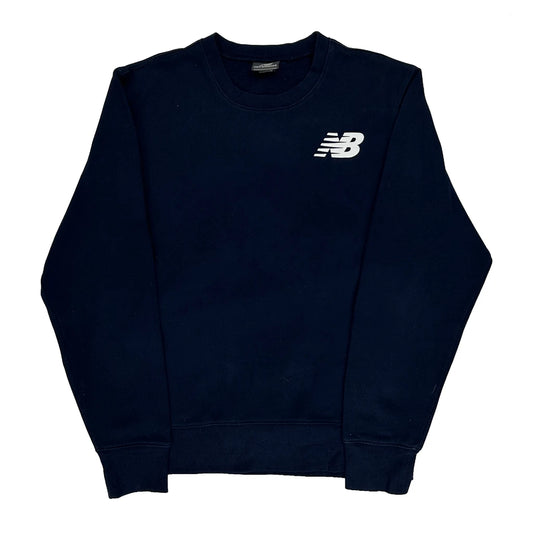 New Balance Sweatshirt - Medium Navy Cotton