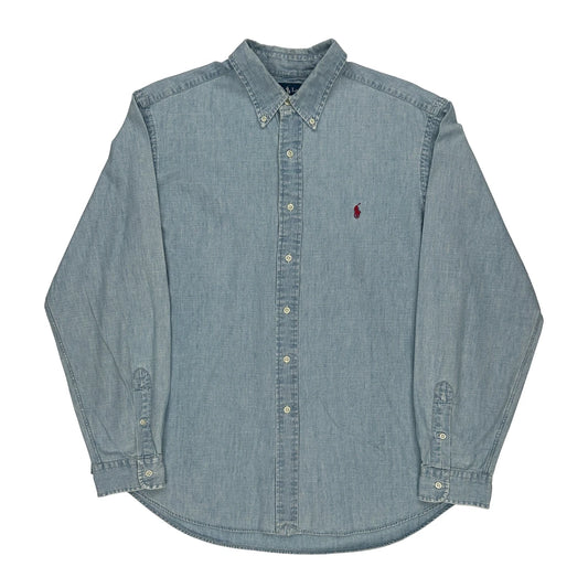 Ralph Lauren Denim Shirt - XL Light Wash Cotton