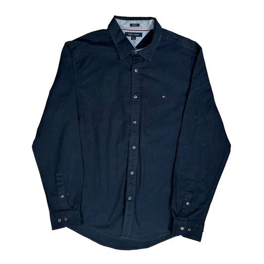 Tommy Hilfiger Shirt - Large Navy Cotton
