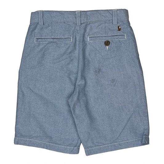 Age 7 Polo By Ralph Lauren Chino Shorts - Small Light Wash Cotton