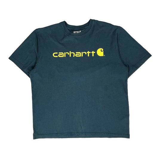 Carhartt T-Shirt - XL Blue Cotton