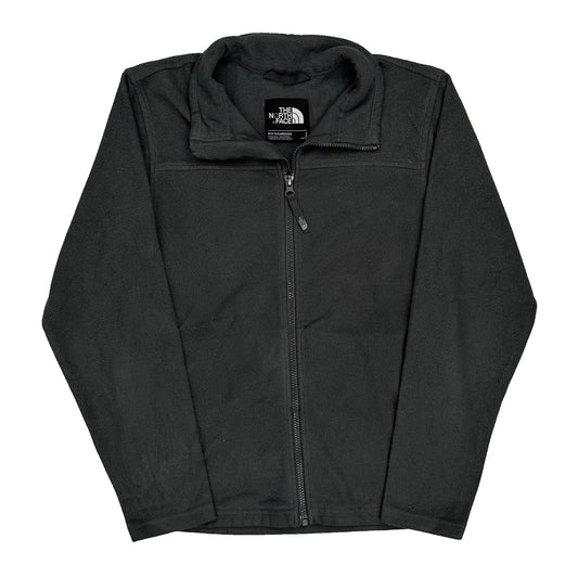 Vintage Age 14-16 The North Face Fleece Jacket - Large Black Polyester