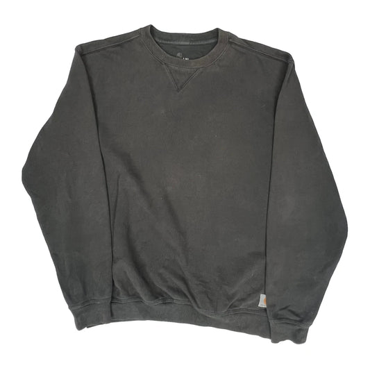 Carhartt Sweatshirt - Large Black Cotton