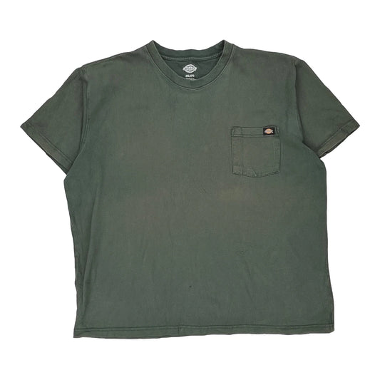 Dickies T-Shirt - 2XL Green Cotton